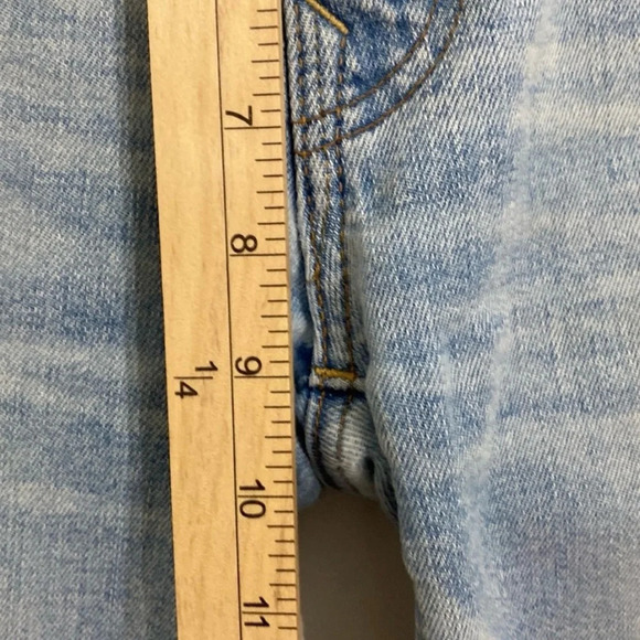 American Eagle Jeans Men 28x30 Light Wash Airflex Temp Tech Denim Stained Grunge - Picture 11 of 16